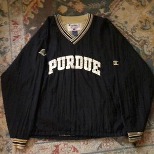 90s vintage champion Purdue Boilermaker Pull over